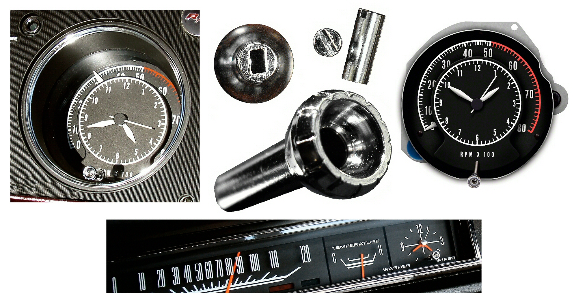 Clock Knob B-body Rallye Standard Dodge Plymouth GTX