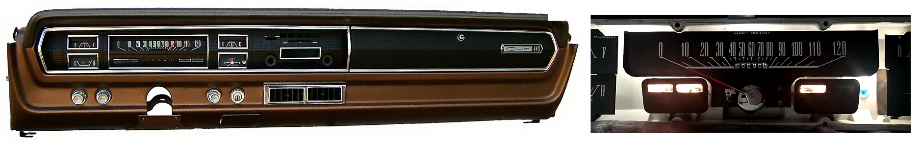 1966-1967 Dodge Coronet Instrument Panel