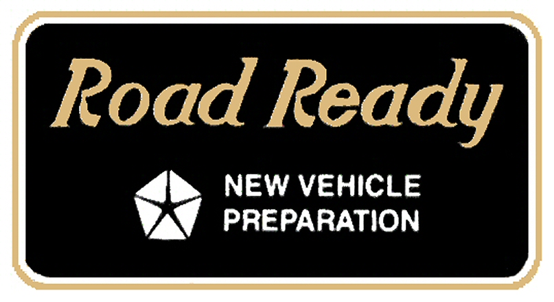 "Road Ready" Window Decal, Mopar, Chrysler