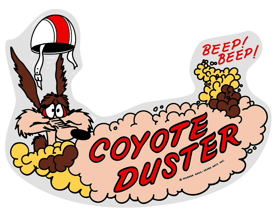 1969 Plymouth Road Runner "Coyote Duster" Window Decal