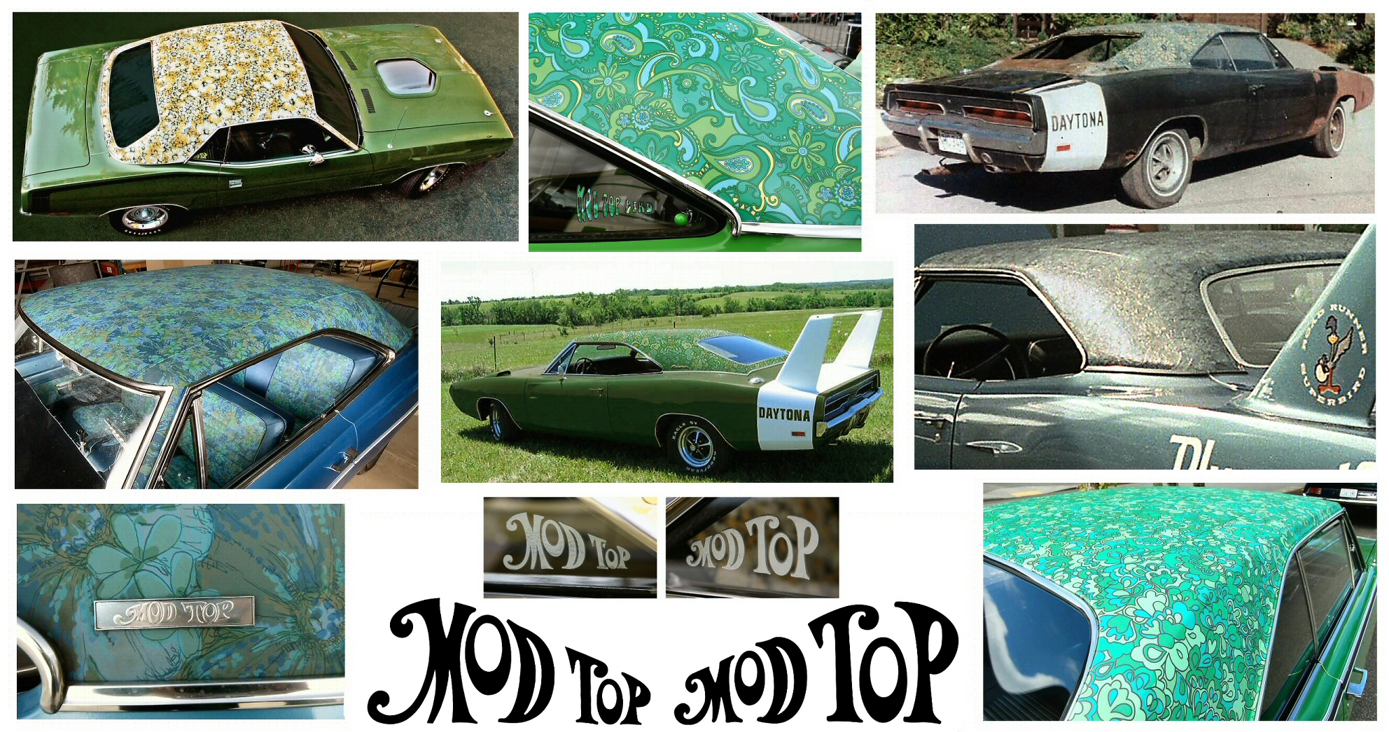 1969-1970 Plymouth Barracuda Cuda Window Mod Top Decals