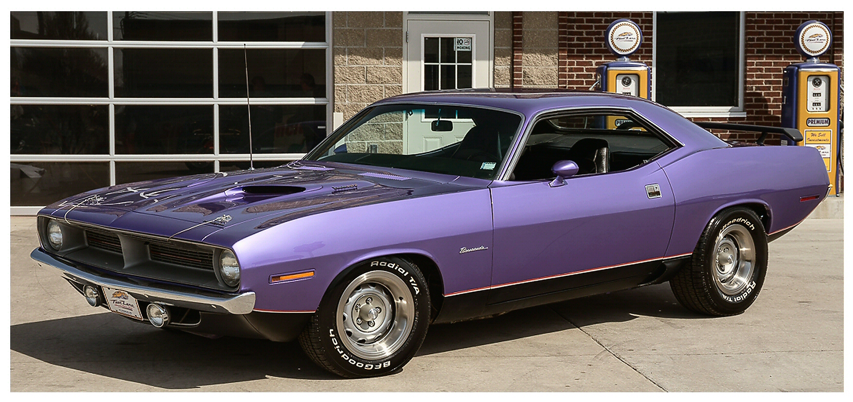 1970 Plymouth Barracuda M46 Lower-body Pinstripes Decals