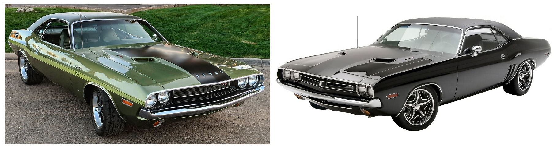 1970-1974 Dodge Challenger Performance Hood Blackout Decal
