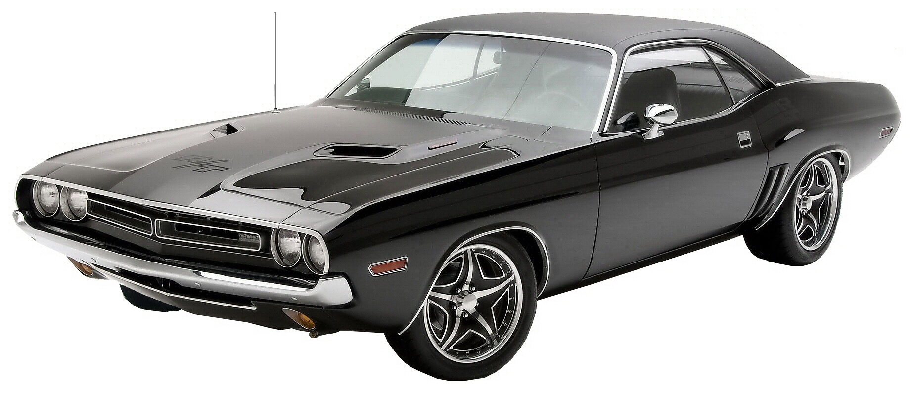 1971 Dodge Challenger R/T Performance Hood Blackout Decal