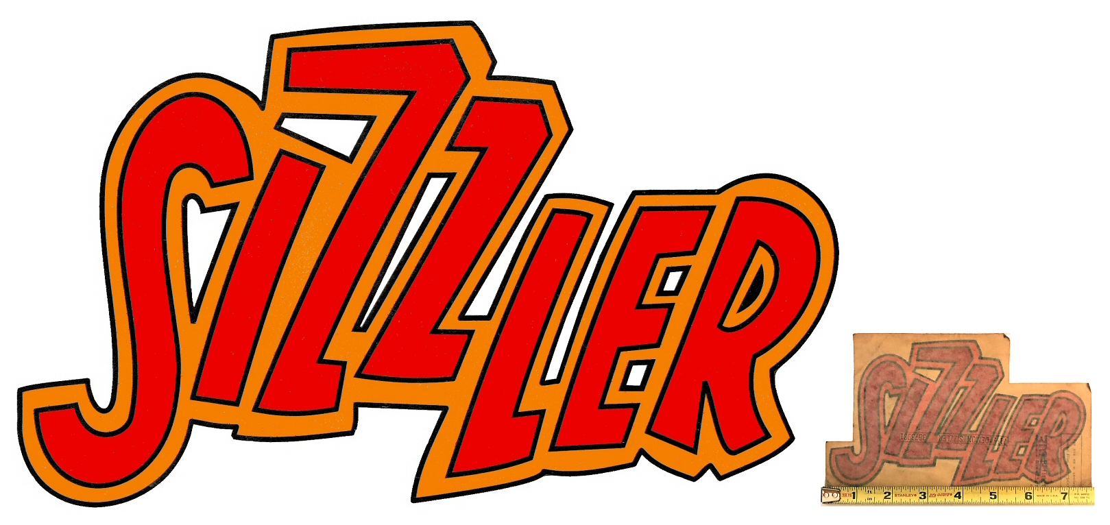 Late 1971-72 Dodge Demon "Sizzler" Hood Decal
