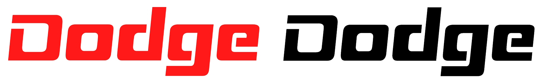 Dodge Tailgate Lettering Decal: Li'l Red and Midnite Express