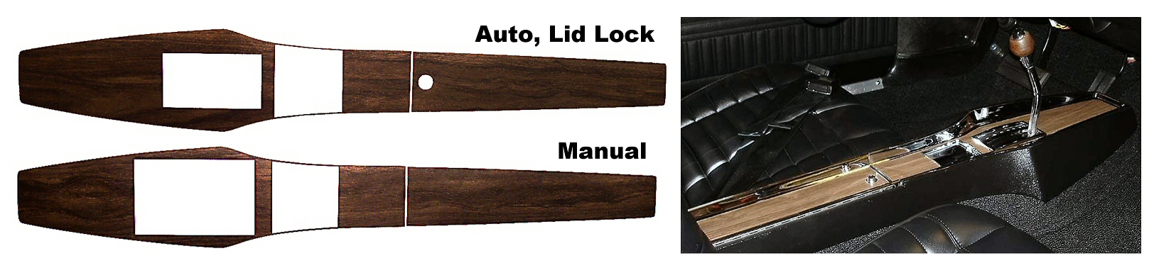thumbnail image 2 of Mopar A-Body Center Console Carpet – 1967-76 Dart, Duster, Demon, Cuda – NOS/USA Made 2 of 4